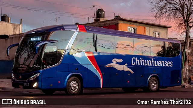 Transportes Chihuahuenses 2123 na cidade de Gustavo A. Madero, Ciudad de México, México, por Omar Ramírez Thor2102. Número da foto: #11852374.