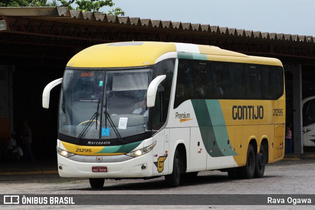 Empresa Gontijo de Transportes 21295 na cidade de Vitória da Conquista, Bahia, Brasil, por Rava Ogawa. ID da foto: 11851857.