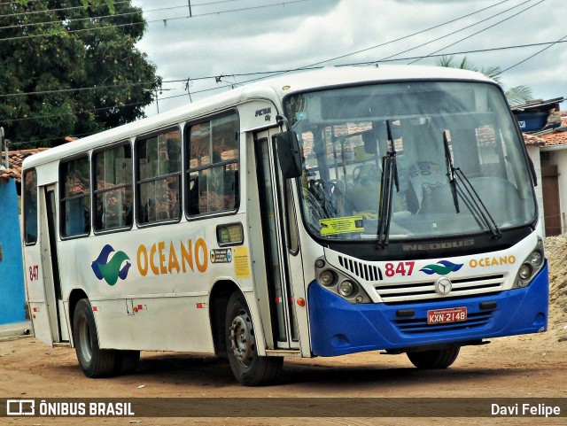 Expresso Oceano 847 na cidade de São Gonçalo do Amarante, Rio Grande do Norte, Brasil, por Davi Felipe. ID da foto: 11850727.