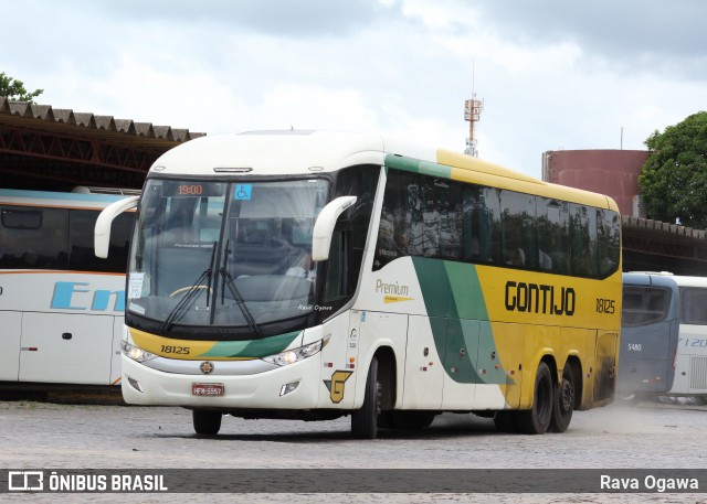 Empresa Gontijo de Transportes 18125 na cidade de Vitória da Conquista, Bahia, Brasil, por Rava Ogawa. ID da foto: 11851870.