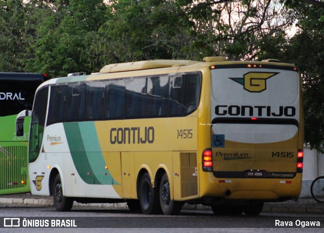 Empresa Gontijo de Transportes 14515 na cidade de Vitória da Conquista, Bahia, Brasil, por Rava Ogawa. ID da foto: 11851885.