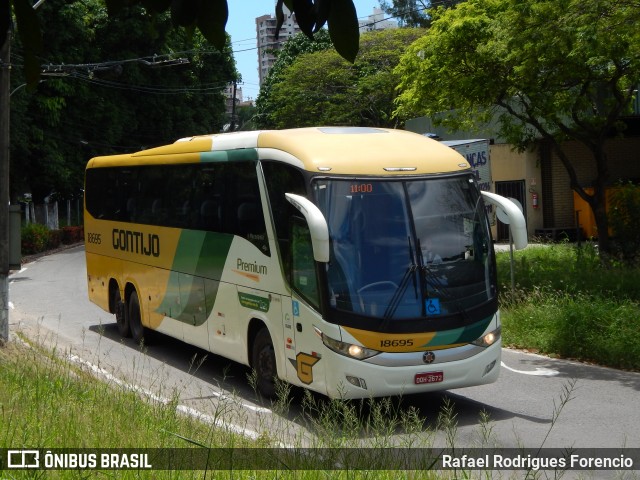 Empresa Gontijo de Transportes 18695 na cidade de Salvador, Bahia, Brasil, por Rafael Rodrigues Forencio. ID da foto: 11851556.