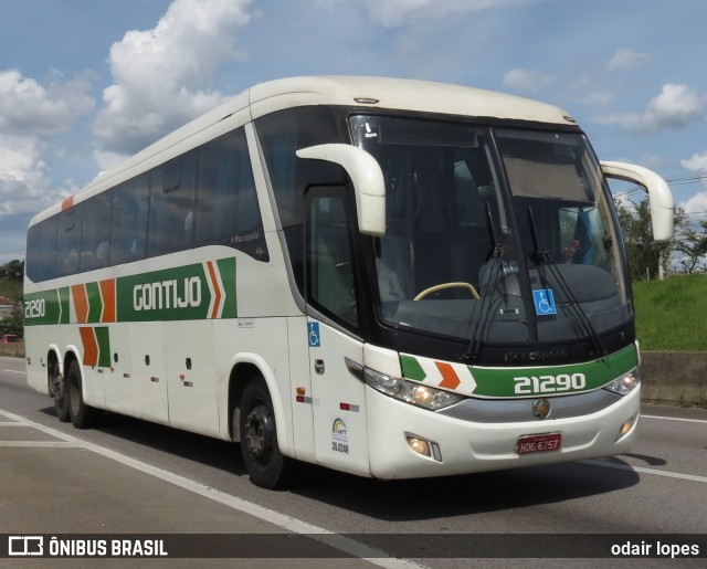 Empresa Gontijo de Transportes 21290 na cidade de Caçapava, São Paulo, Brasil, por odair lopes. ID da foto: 11853217.