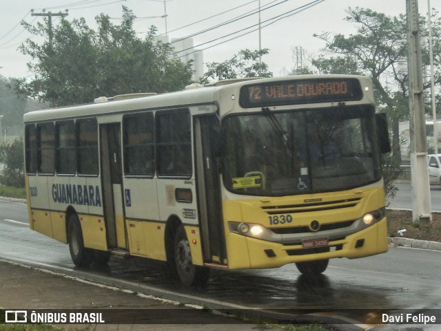 Transportes Guanabara 1830 na cidade de Natal, Rio Grande do Norte, Brasil, por Davi Felipe. ID da foto: 11850733.