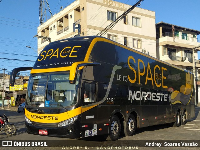 Expresso Nordeste 5512 na cidade de Balneário Camboriú, Santa Catarina, Brasil, por Andrey  Soares Vassão. Número da foto: #11852379.