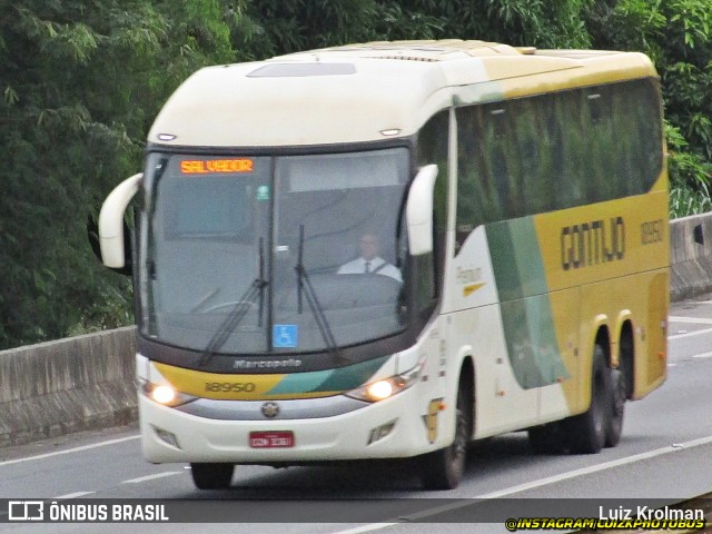 Empresa Gontijo de Transportes 18950 na cidade de Aparecida, São Paulo, Brasil, por Luiz Krolman. Número da foto: #11851792.