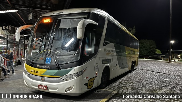 Empresa Gontijo de Transportes 18530 na cidade de Campos dos Goytacazes, Rio de Janeiro, Brasil, por Fernanda Carvalho Santana. ID da foto: 11851211.