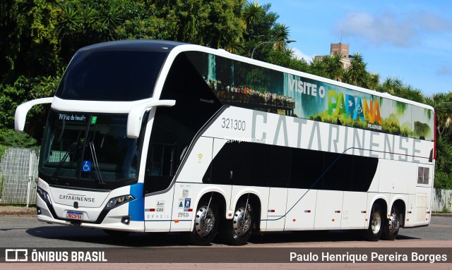 Auto Viação Catarinense 321300 na cidade de Curitiba, Paraná, Brasil, por Paulo Henrique Pereira Borges. Número da foto: #11853013.