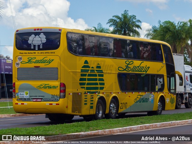 Ludwig Turismo 2010 na cidade de Campo Grande, Mato Grosso do Sul, Brasil, por Adriel Alves - @A2Bus. ID da foto: 11853960.