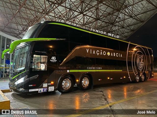 Viação Garcia 90030 na cidade de Maringá, Paraná, Brasil, por José Melo. Número da foto: #11855457.