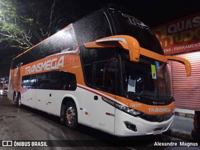 Transmega Transportes e Turismo 1337 na cidade de Angra dos Reis, Rio de Janeiro, Brasil, por Alexandre  Magnus. Número da foto: #11853584.