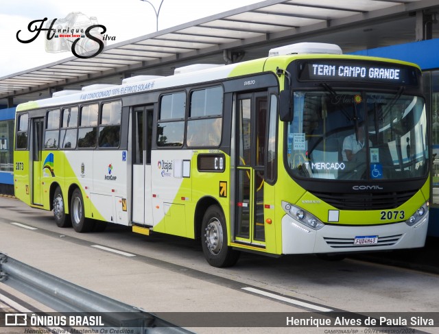 Itajaí Transportes Coletivos 2073 na cidade de Campinas, São Paulo, Brasil, por Henrique Alves de Paula Silva. Número da foto: #11855394.