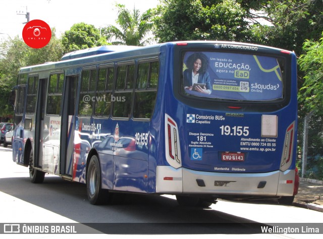 Transportes Capellini 19.155 na cidade de Sumaré, São Paulo, Brasil, por Wellington Lima. ID da foto: 11853732.