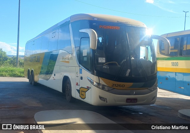 Empresa Gontijo de Transportes 21260 na cidade de Montes Claros, Minas Gerais, Brasil, por Cristiano Martins. ID da foto: 11853649.