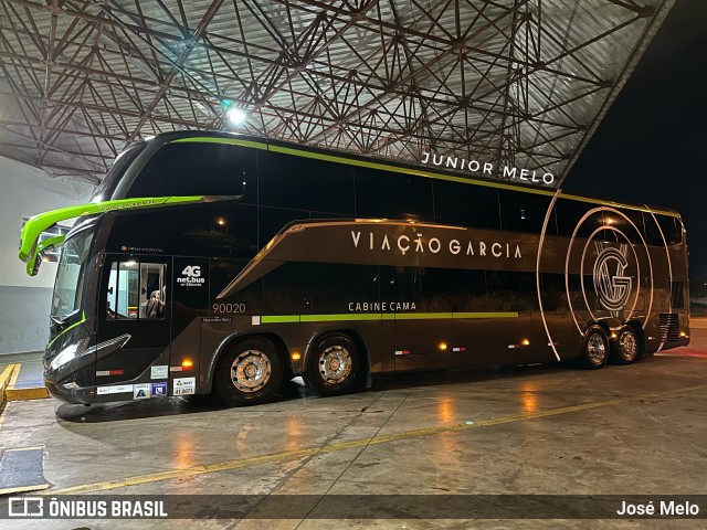 Viação Garcia 90020 na cidade de Maringá, Paraná, Brasil, por José Melo. ID da foto: 11855434.