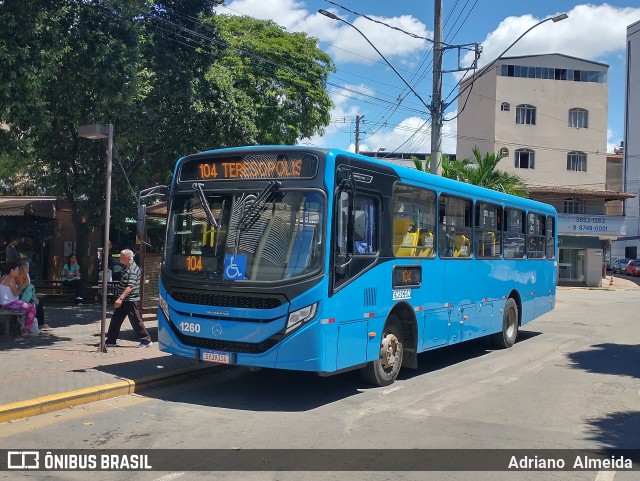 Enscon Viação 1260 na cidade de João Monlevade, Minas Gerais, Brasil, por Adriano  Almeida. ID da foto: 11854762.