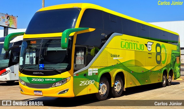 Empresa Gontijo de Transportes 25080 na cidade de Goiânia, Goiás, Brasil, por Carlos Júnior. Número da foto: #11853909.