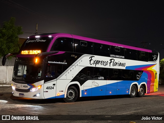Expresso Floriano 4024 na cidade de Teresina, Piauí, Brasil, por João Victor. Número da foto: #11855413.