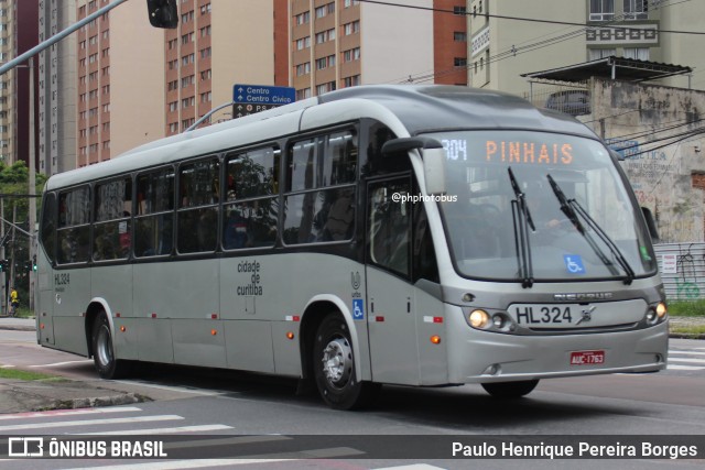 Auto Viação Redentor HL324 na cidade de Curitiba, Paraná, Brasil, por Paulo Henrique Pereira Borges. Número da foto: #11910380.