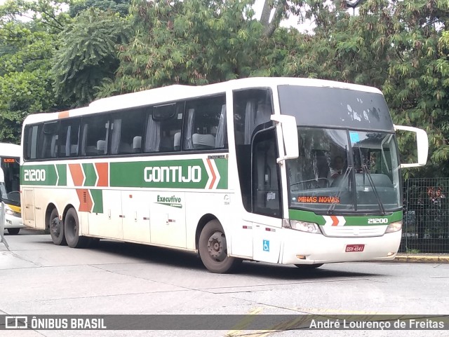 Empresa Gontijo de Transportes 21200 na cidade de São Paulo, São Paulo, Brasil, por André Lourenço de Freitas. ID da foto: 11910735.