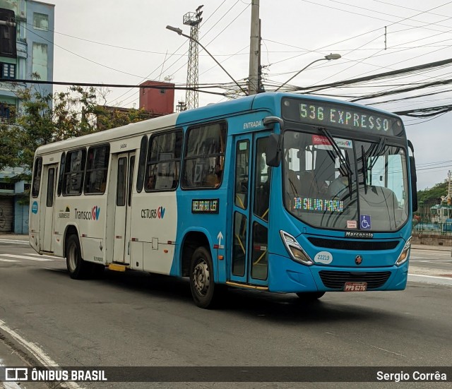 Nova Transporte 22219 na cidade de Vitória, Espírito Santo, Brasil, por Sergio Corrêa. ID da foto: 11909598.