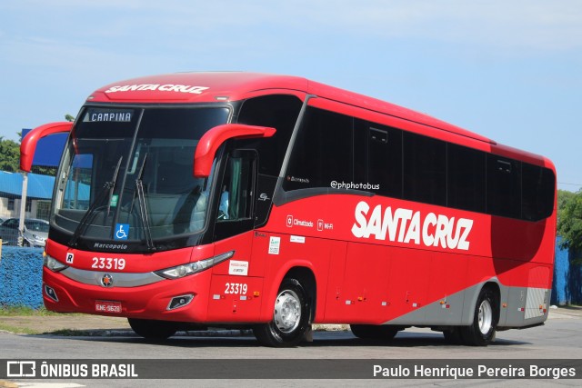 Viação Santa Cruz 23319 na cidade de São Paulo, São Paulo, Brasil, por Paulo Henrique Pereira Borges. ID da foto: 11910358.