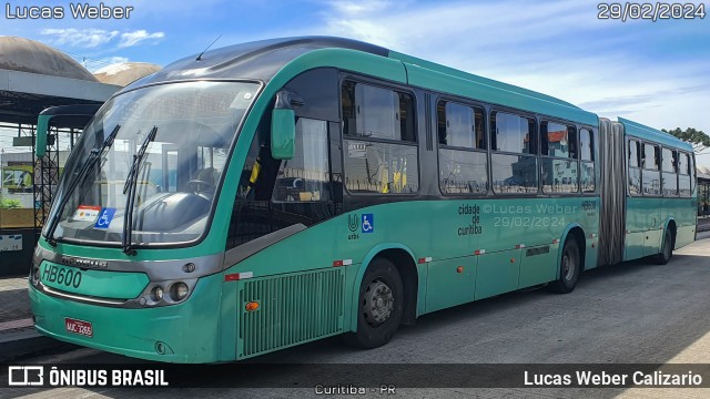 Auto Viação Redentor HB600 na cidade de Curitiba, Paraná, Brasil, por Lucas Weber Calizario. Número da foto: #11910655.