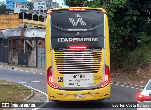 Viação Nova Itapemirim 40166 na cidade de Cariacica, Espírito Santo, Brasil, por Everton Costa Goltara. Número da foto: #11910906.