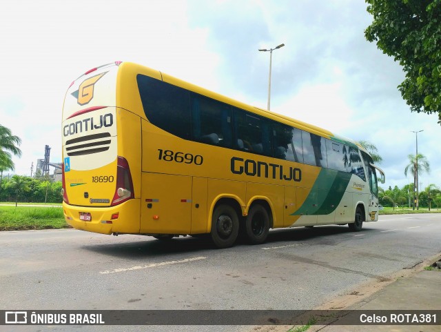 Empresa Gontijo de Transportes 18690 na cidade de Ipatinga, Minas Gerais, Brasil, por Celso ROTA381. ID da foto: 11909770.