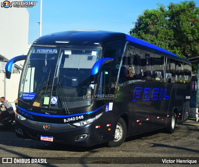 Fácil Transportes e Turismo RJ 140.046 na cidade de Rio de Janeiro, Rio de Janeiro, Brasil, por Victor Henrique. Número da foto: #11911496.