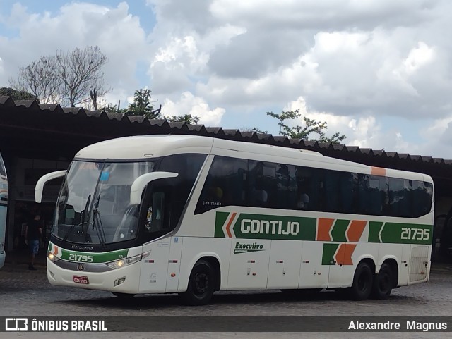 Empresa Gontijo de Transportes 21735 na cidade de Vitória da Conquista, Bahia, Brasil, por Alexandre  Magnus. Número da foto: #11909424.