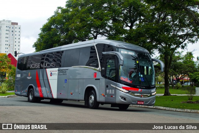 Empresa de Ônibus Pássaro Marron 45005 na cidade de Mogi das Cruzes, São Paulo, Brasil, por Jose Lucas da Silva. Número da foto: #11910837.
