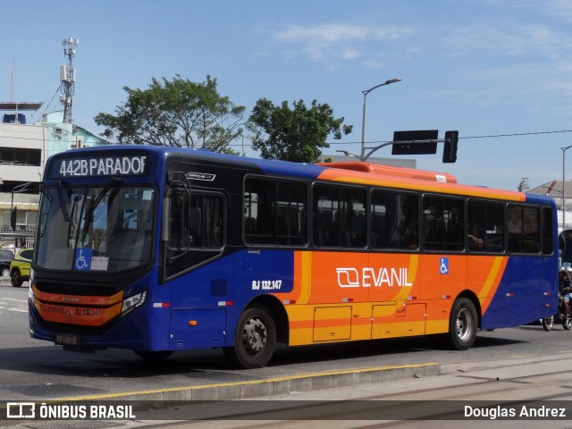 Evanil Transportes e Turismo RJ 132.147 na cidade de Rio de Janeiro, Rio de Janeiro, Brasil, por Douglas Andrez. ID da foto: 11932813.