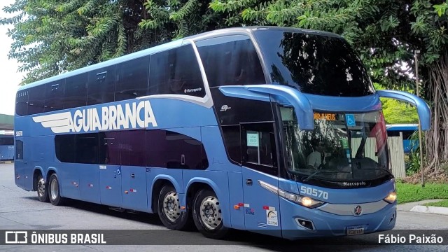 Viação Águia Branca 50570 na cidade de Salvador, Bahia, Brasil, por Fábio Paixão. ID da foto: 11932585.