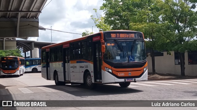 Itamaracá Transportes 1.686 na cidade de Abreu e Lima, Pernambuco, Brasil, por Luiz Adriano Carlos. ID da foto: 11932252.