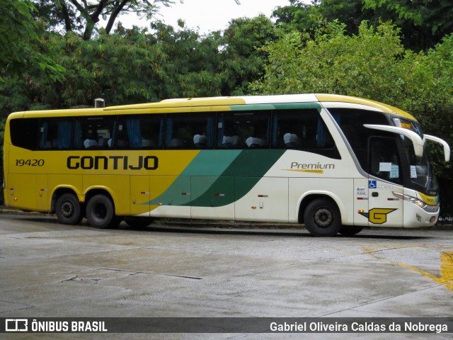 Empresa Gontijo de Transportes 19420 na cidade de São Paulo, São Paulo, Brasil, por Gabriel Oliveira Caldas da Nobrega. ID da foto: 11933228.