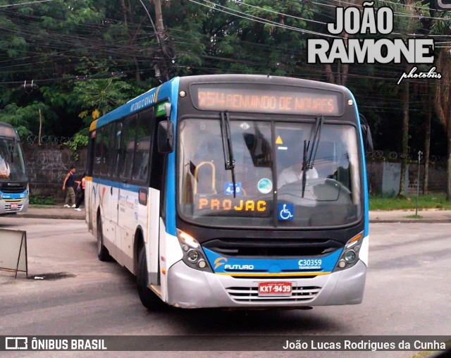 Transportes Futuro C30359 na cidade de Rio de Janeiro, Rio de Janeiro, Brasil, por João Lucas Rodrigues da Cunha. Número da foto: #11932040.