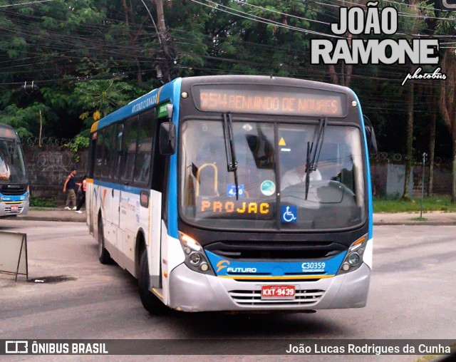 Transportes Futuro C30359 na cidade de Rio de Janeiro, Rio de Janeiro, Brasil, por João Lucas Rodrigues da Cunha. ID da foto: 11932040.