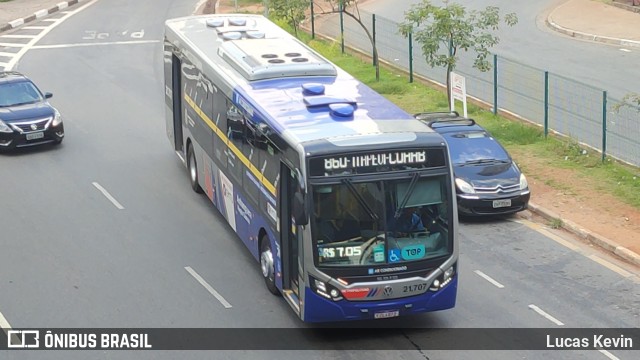 Viação Osasco 21.707 na cidade de Osasco, São Paulo, Brasil, por Lucas Kevin. ID da foto: 11932165.