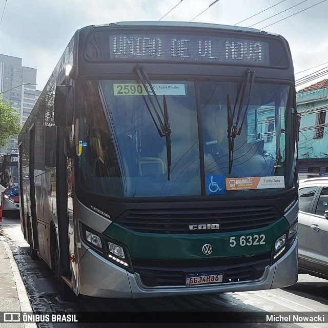 Transunião Transportes 5 6322 na cidade de São Paulo, São Paulo, Brasil, por Michel Nowacki. Número da foto: #11934482.