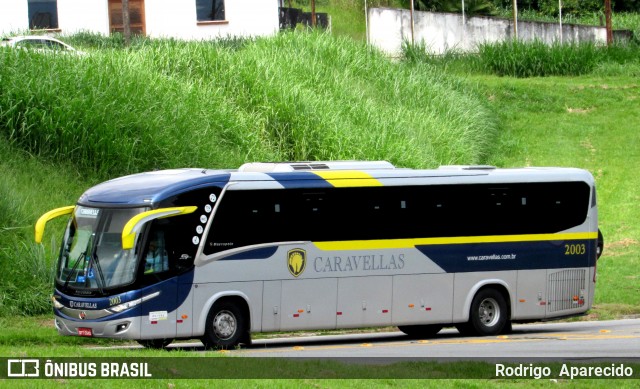 Caravellas Transportes e Turismo 2003 na cidade de Aparecida, São Paulo, Brasil, por Rodrigo  Aparecido. ID da foto: 11933991.