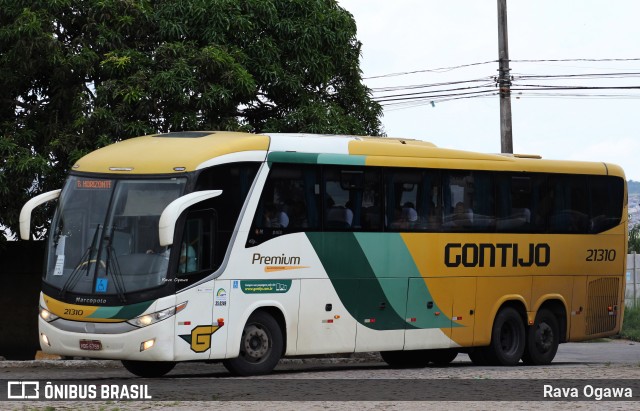 Empresa Gontijo de Transportes 21310 na cidade de Vitória da Conquista, Bahia, Brasil, por Rava Ogawa. ID da foto: 11935381.