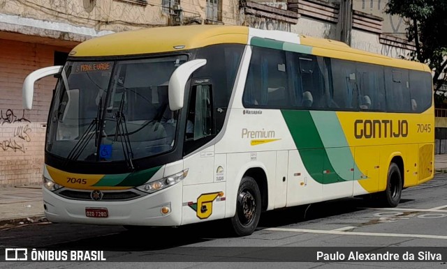 Empresa Gontijo de Transportes 7045 na cidade de Belo Horizonte, Minas Gerais, Brasil, por Paulo Alexandre da Silva. ID da foto: 11934522.