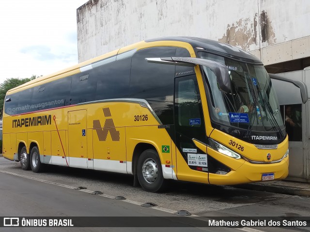 Viação Nova Itapemirim 30126 na cidade de Campinas, São Paulo, Brasil, por Matheus Gabriel dos Santos. Número da foto: #11934378.