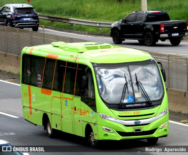 Tursan - Turismo Santo André 830 na cidade de Aparecida, São Paulo, Brasil, por Rodrigo  Aparecido. Número da foto: #11935150.