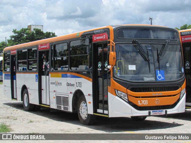 Itamaracá Transportes 1.703 na cidade de Abreu e Lima, Pernambuco, Brasil, por Gustavo Felipe Melo. Número da foto: #11935186.