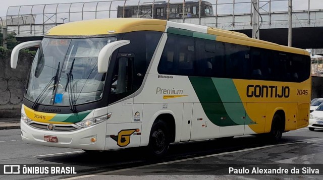 Empresa Gontijo de Transportes 7045 na cidade de Belo Horizonte, Minas Gerais, Brasil, por Paulo Alexandre da Silva. ID da foto: 11934524.