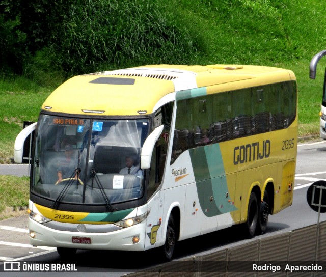 Empresa Gontijo de Transportes 21395 na cidade de Aparecida, São Paulo, Brasil, por Rodrigo  Aparecido. ID da foto: 11935196.