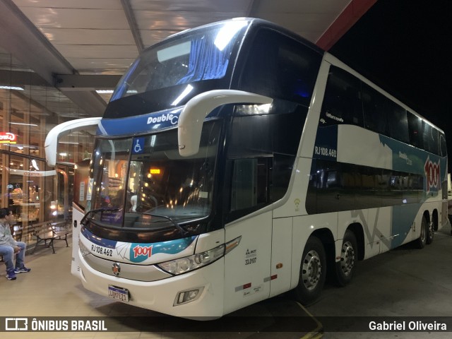 Auto Viação 1001 RJ 108.462 na cidade de São Sebastião da Bela Vista, Minas Gerais, Brasil, por Gabriel Oliveira. ID da foto: 11934920.