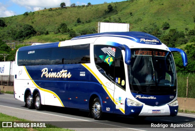 Primotur Transportes e Turismo 4021 na cidade de Aparecida, São Paulo, Brasil, por Rodrigo  Aparecido. ID da foto: 11936829.